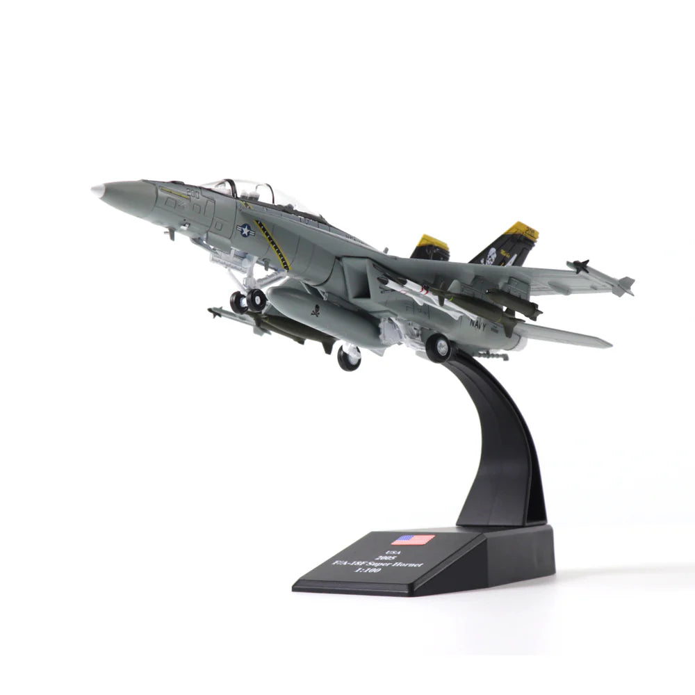 F/A-18 Super Hornet “Jolly Rogers” – 1:100 Scale Carrier Fighter Model