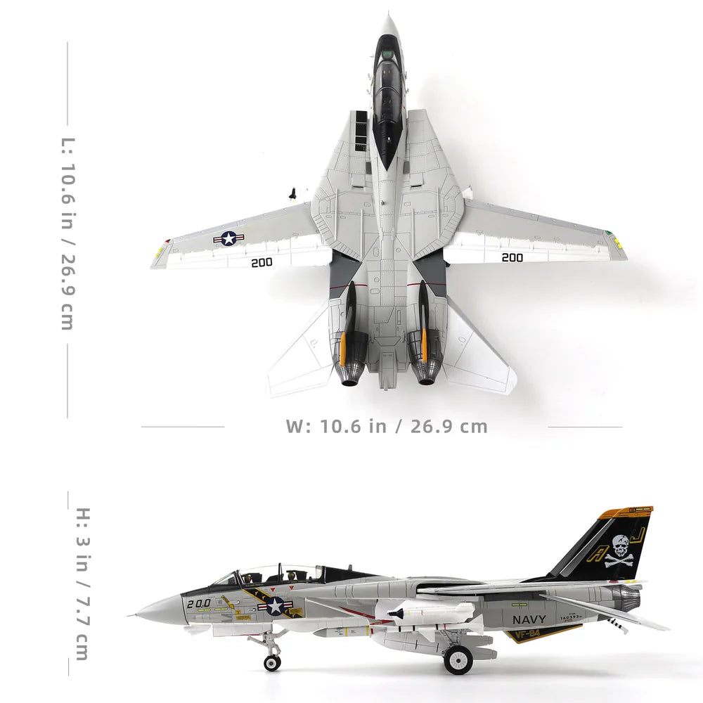 Grumman F-14 Tomcat 1:72 Diecast Metal Model