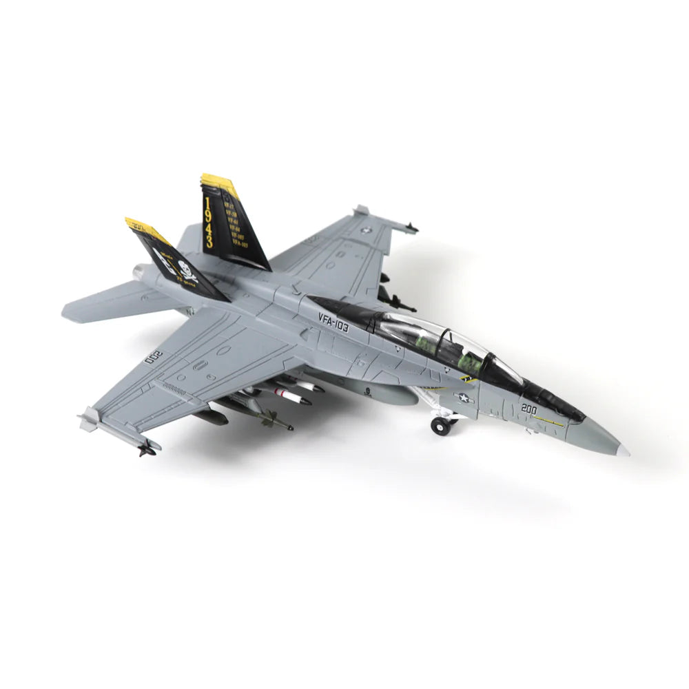 F/A-18 Super Hornet “Jolly Rogers” – 1:100 Scale Carrier Fighter Model