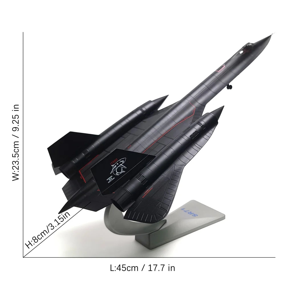 SR-71 Blackbird 1:72 Diecast Metal Model